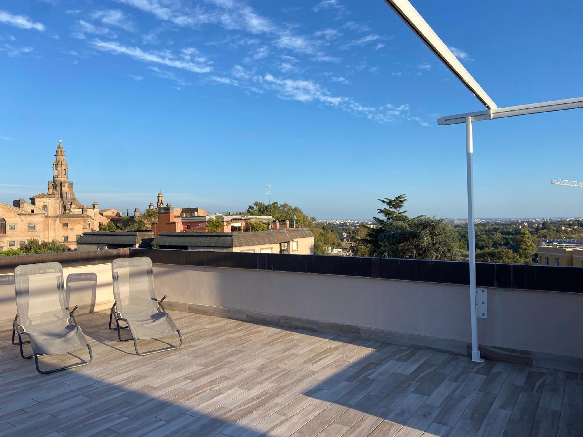 Attico Panoramico Luxury Roma Apartment Bagian luar foto