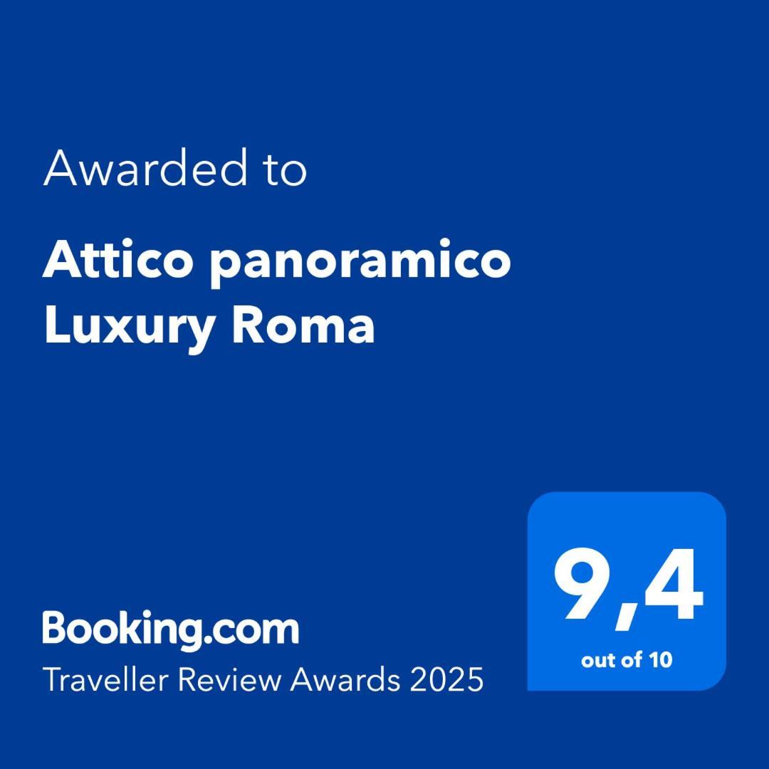 Attico Panoramico Luxury Roma Apartment Bagian luar foto